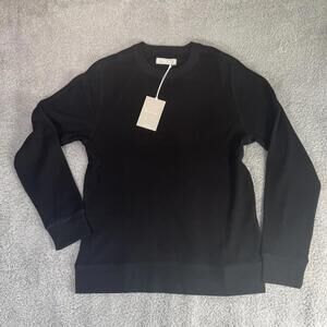 Everlane Men The Waffle Long Sleeve Crew Black Medium NWT